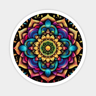 Mandala Flower Pattern Magnet